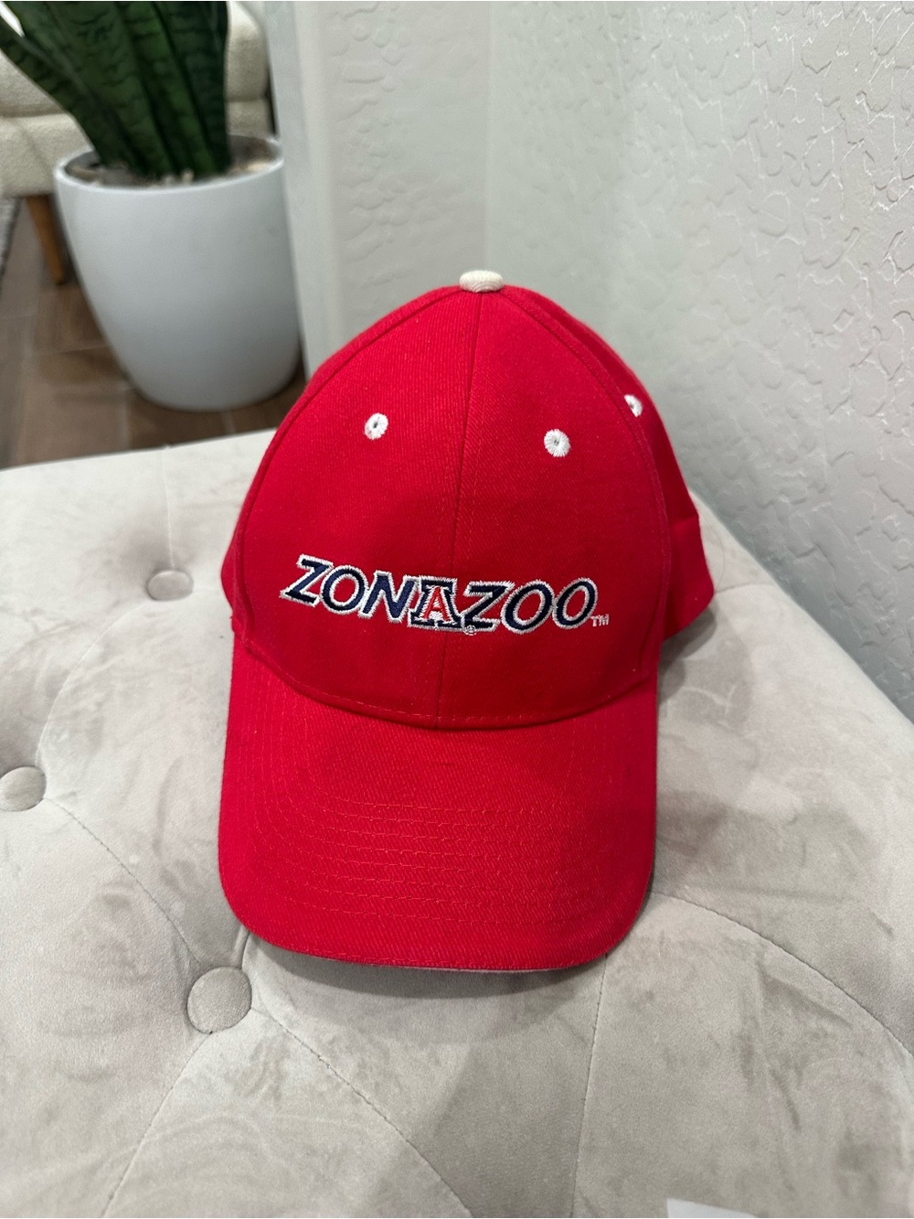 ZonaZoo Red Baseball Hat